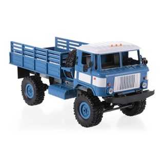 รถบังคับ WPL 4WD Military Truck Russa Gaz 66 RTR with light 4x4 truck 2.4g 1/16 B-24  Rc 4wd รถบรรทุกทหาร Rc