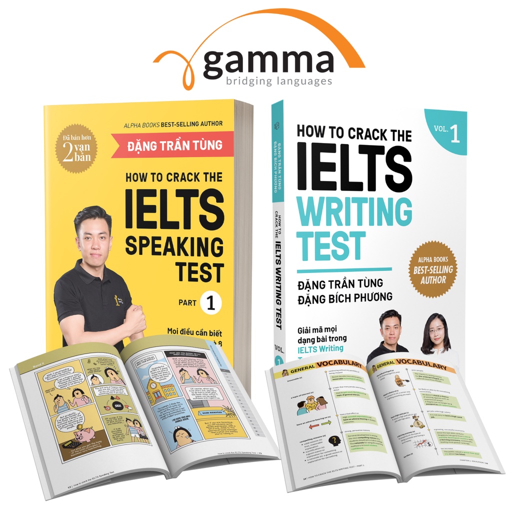 หนังสือ - Combo How To Crack The IELTS Speaking + Writing Test (Vol 1) สําหรับผู้ที่มีความลึกถึงความ