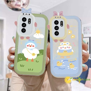 เคสโทรศัพท์ซิลิโคน TPU ลายการ์ตูนเป็ด สําหรับ OPPO Case A5S A57 A3S A76 A96 A16 A95 A55 A77S A15 A56 A54 A7 A5 A9 A31 A53 A33 2020 A12 A1K A16E A16K A54S Reno 5 Lite