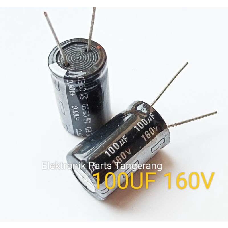 ELCO CAPACITOR 100UF 160V ELCO CAPACITOR 100UF 160V 100UF ELCO 100UF 160V ELCO 100UF 160 VOLT