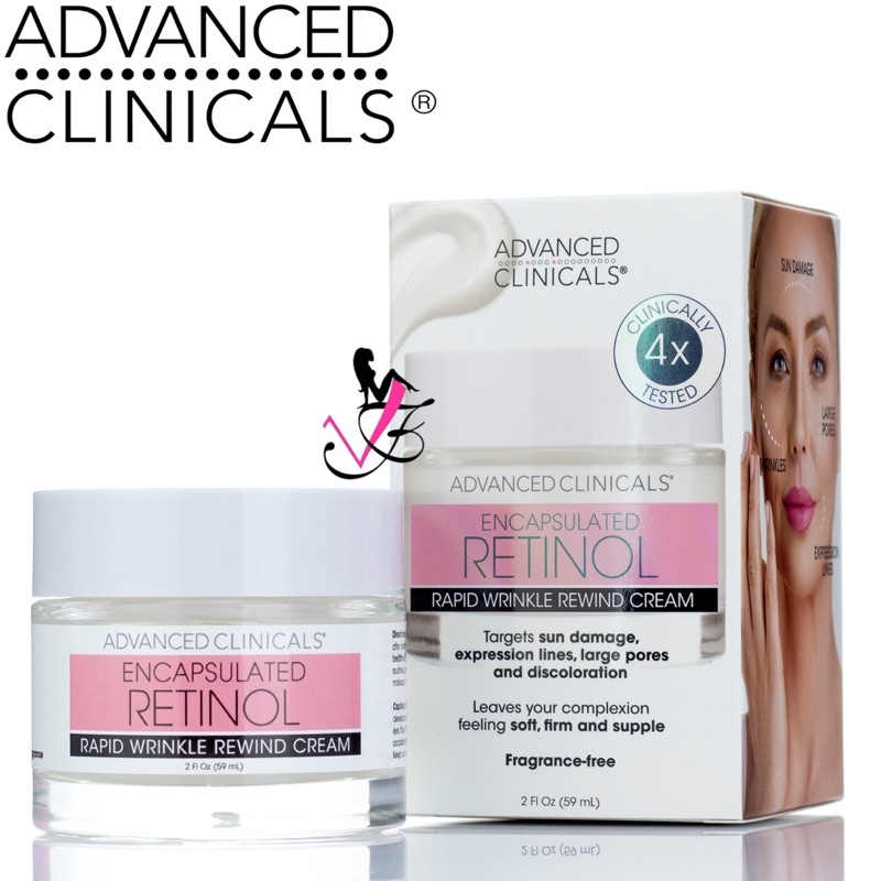 New [ พร้อมส่ง ]🇺🇸 Advanced Clinicals, Encapsulated Retinol Face Cream
