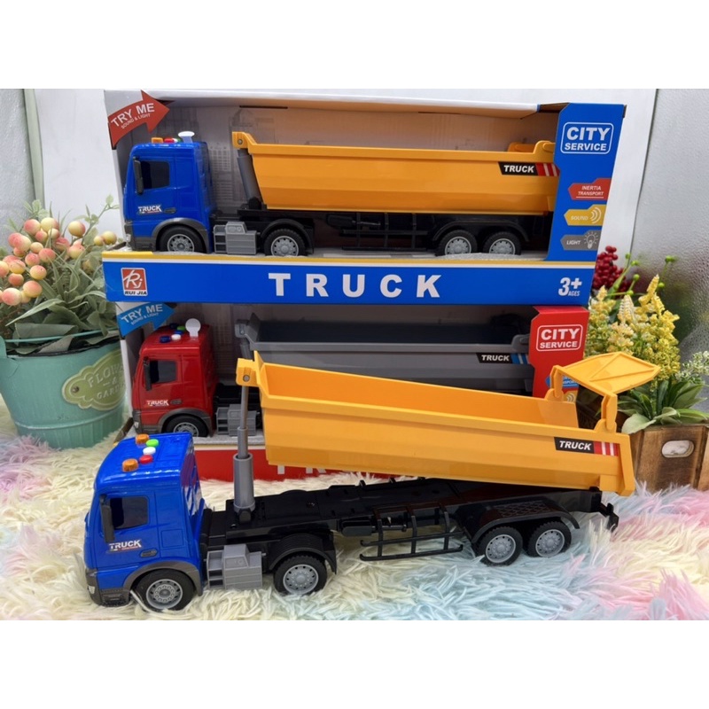 🌈ของเล่น ของเล่นเด็ก รถดั้ม รถดั้มเด็กเล่น TRUCK รถขนดิน รถขนทราย ของเล่นเด็กผู้ชาย RJ3368