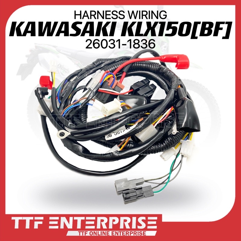 KAWASAKI KLX150-BF WIRING SET (26031-1836) KLX 150 BF