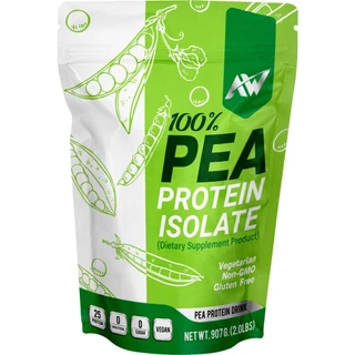 SET 3 ถุง AW-Pea Protein Isolate ขนาด 907กรัม สูตรเจ จำนวน 3 ถุง โปรตีนถั่วลันเตา อื่มท้อง โปรตีนสูง คีโต