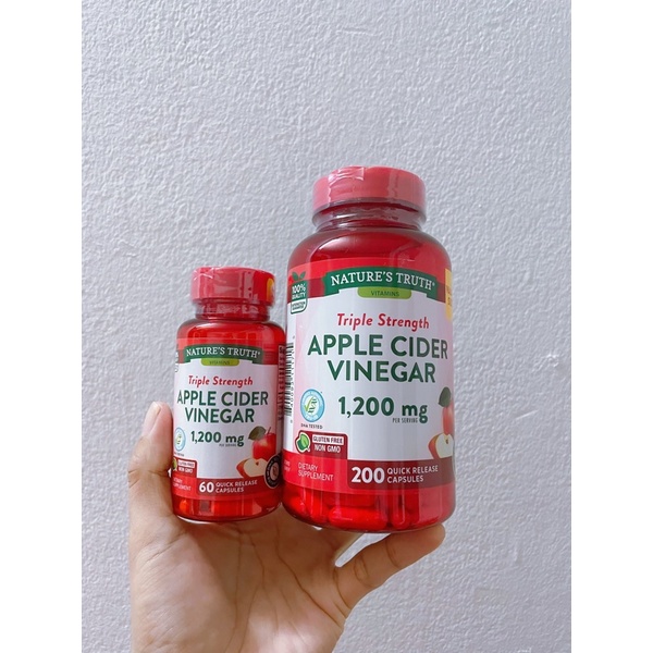 ((พร้อมส่ง)) Nature's Truth Apple Cider Vinegar 1200 mg.