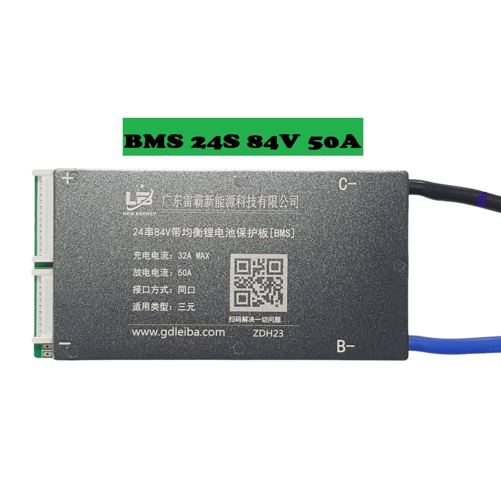BMS 3.7V 24S 84V 50A 18650
