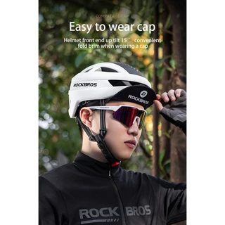 【TH Delivery】ROCKBROS หมวกกันน็อคจักรยาน แบบแม่เหล็กดูด เพื่อความปลอดภัย 9 โหมด ขนาด 57-61 ซม. สําหรับผู้ชาย และผู้หญิง