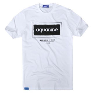 เสื้อยืด AQUANINE  tshirt  เสื้อยืดผู้ชาย รุ่น IMAGINATION เสื้อยืดสีขาว ลิขสิทธิ์แท้