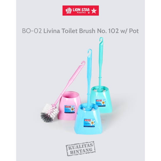 LIVINA TOILET BRUSH NO. 102 LION STAR/TOILET BRUSH BO-2