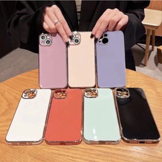 เคส TPUสีขอบทอง OP A5S A12 F9 A7 A31 A53 A5(2020) A9(2020) RENO4 RENO5 RENO7Z RENO8Z A96(5G) A57(4G) A15 A16 A17