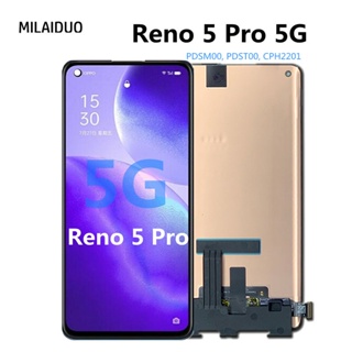 หน้าจอแสดงผล LCD ดิจิทัล และแผงสัมผัส สําหรับ Oppo Reno5 Pro Reno6 Pro 5G Reno 5 Pro PDSM00 PDST00 CPH2201