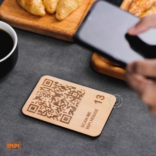 Qr ป้ายตัวเลข หมายเลขโต๊ะ - INPI