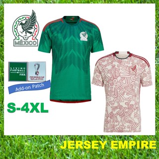 เสื้อกีฬาแขนสั้น ลายทีมชาติฟุตบอล FIFA WCUP Mexico_Home Away 2022 สําหรับผู้ชาย (S - 4XL)