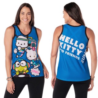 ใหม่ เสื้อตาข่าย ลาย Hello Kitty &amp; Friends Zumba X z1t00 0219