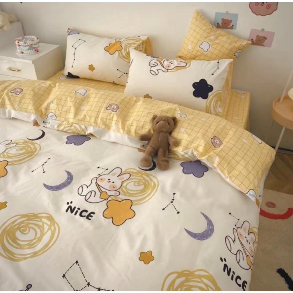🎆พร้อมส่งทุกวัน🎆Sweetdream_By Nakin ผ้าปูที่นอน ครบชุด 6 ชิ้น มีทุกขนาด thumbnail 4