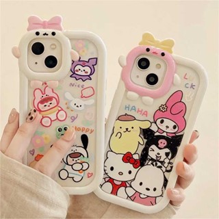 SANRIO เคสโทรศัพท์มือถือ ซิลิโคนนุ่ม ลายกราฟฟิตี้ ซานริโอ้ ซูเปอร์แลนด์ HOSTR สําหรับ Samsung A04S A13 A03 A03S A23 A22 A21S A12 A02S A11 A51 A30 A50 A52 A20S A10S M12 A32 4G