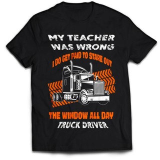 เสื้อยืดผ้าฝ้ายพิมพ์ลายแฟชั่น Yuanl5 [พร้อมส่ง] เสื้อยืดแขนสั้น พิมพ์ลาย Truck Driver Trucker Lorry Driver Volvo Scania