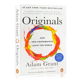 Originals หนังสือการสร้างแรงบันดาลใจของโลก How Non-Conformists Move The World By Adam สไตล์นักธุรกิจ