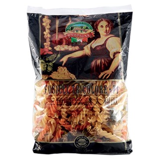 Campagna Fusilli Tricolore No.71 ฟูซิลลิ ไตรคัลเลอร์ 500g