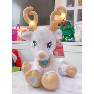 Build •A•Bear 🎄Merry Mission Reindeer กาางเรนเดียร์ กดที่หูมีไฟที่เขา กดที่หน้าออกหัวใจเต้น ป้ายห้อย**