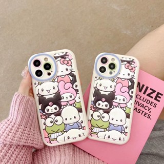 ✨ส่งเชือกเส้นเล็ก✨เคสไอโฟน 14 Pro Max 13 12 11 เคส for iPhone 14พลัส การ์ตูน วัสดุหนัง พกง่ายๆ การป้องกันการตก Case