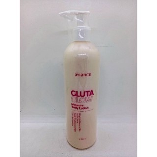 aviance Gluta Glow Moisture Body Lotion อาวียองซ์ กลูตา โกลว์ มอยซ์เจอร์ บอดี้  โลชั่น 380 มล.