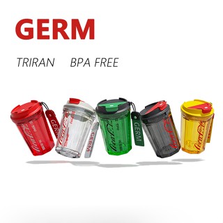 【พร้อมส่ง】GERM ใหม่ล่าสุด แก้วกาแฟ Coca-Cola ขนาดพกพา 390 มล. ไร้สาร BPA