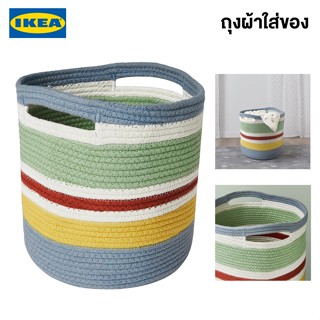 IKEA พร้อมส่ง ถุงผ้า STRANDSKATA ถุงใส่ของอิเกีย