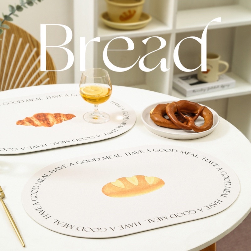 แผ่นรองจาน รองเม้าส์ PU Bread collection
