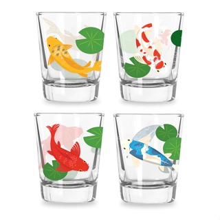 Koi Morph Shot Glasses ชุดแก้วช็อตเปลี่ยนสีได้ 4 ใบ