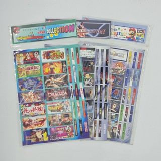 [SELL] PlayStation 1 PS1 Memory Card Sheet Sticker Set (BRANDNEW) สติ๊กเกอร์สำหรับแปะเม็ม PS1 !!