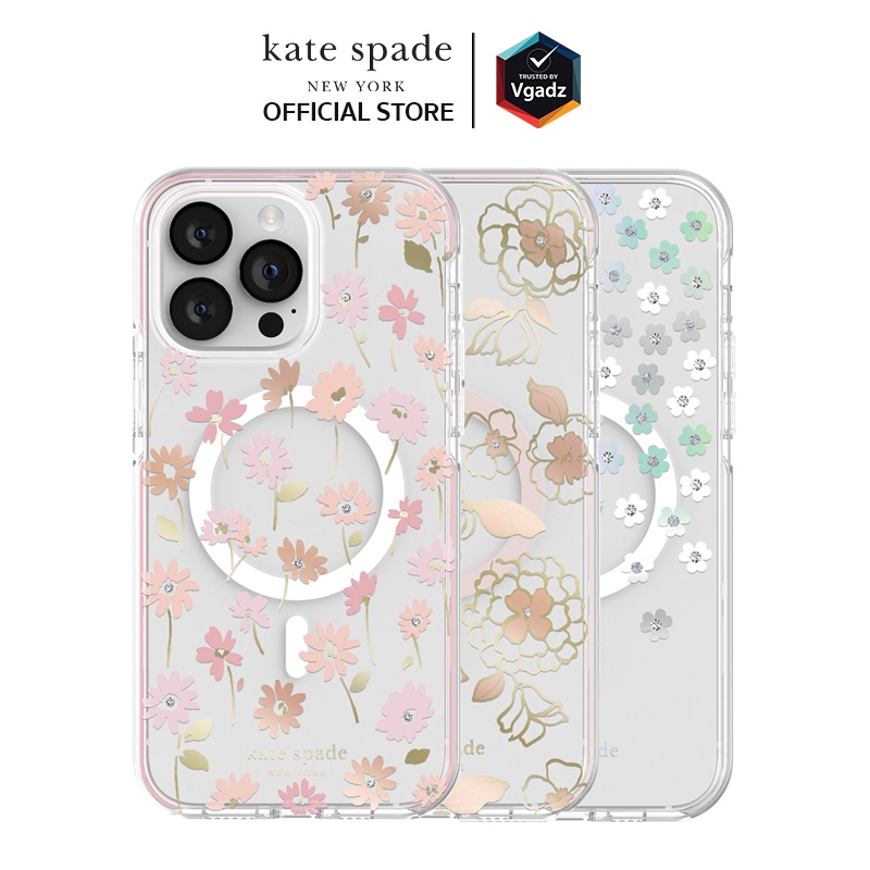 Kate Spade New York รุ่น Defensive Hardshell with Magnetic - เคสสำหรับ iPhone 14 Pro / 14 Pro Max