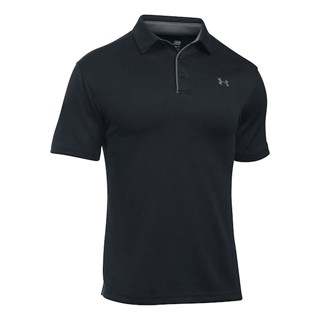 พร้อมส่ง+มีปลายทาง ✅ Under Armour UA Mens Tech™ Polo 1290140-001 อันเดอร์ อาเมอร์ เสื้อโปโล สีดำ สำหรับผู้ชาย ของแท้