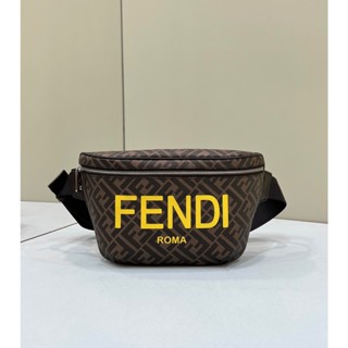 พรี​ ราคา8400 FENDI 8585 Bumbag กระเป๋าคาดอก กระเป๋า​คาด​เอว​31*9*17.5cm