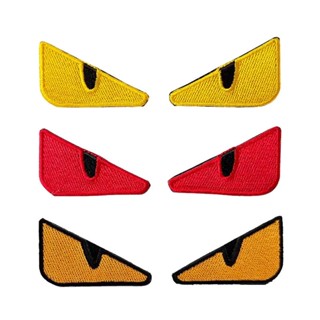 5 * 3 ซม. ตะขอตาชั่วร้ายและแพทช์ตราสัญลักษณ์ตาชั่วร้ายเย็บปั…