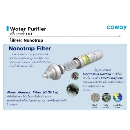 เครื่องกรองน้ำ Coway รุ่น CHP-6200N thumbnail 7
