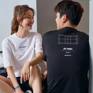 Yonex ขายดี เสื้อยืดแขนสั้น ระบายอากาศ แห้งเร็ว สําหรับผู้ชาย และผู้หญิง เหมาะกับการเล่นกีฬาแบดมินตัน