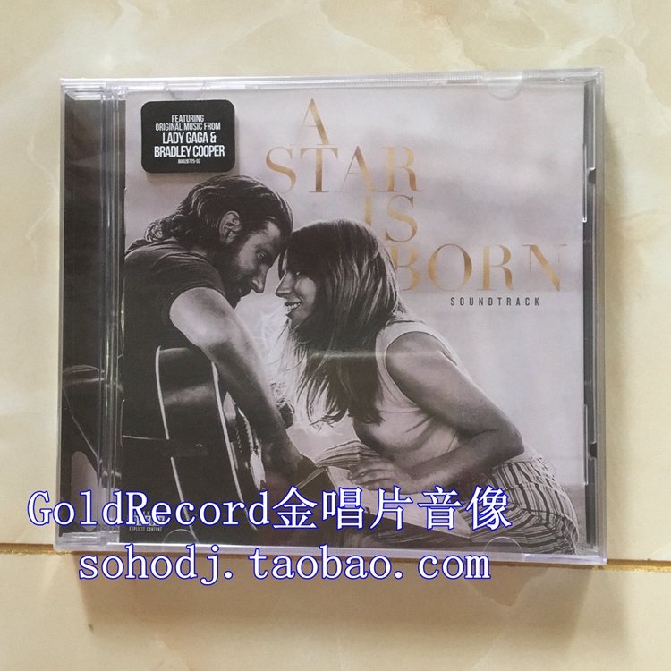 แผ่น CD อัลบั้มเพลง A Star Is Born Original Soundtrack OST [CD] Lady Gaga
