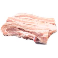 หมูสามชั้น หั่นเส้น สด สะอาด รับประกันคุณภาพ