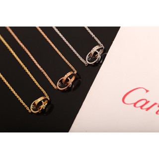 พรี​ ราคา2900 Cartier สร้อยคอเพชร​