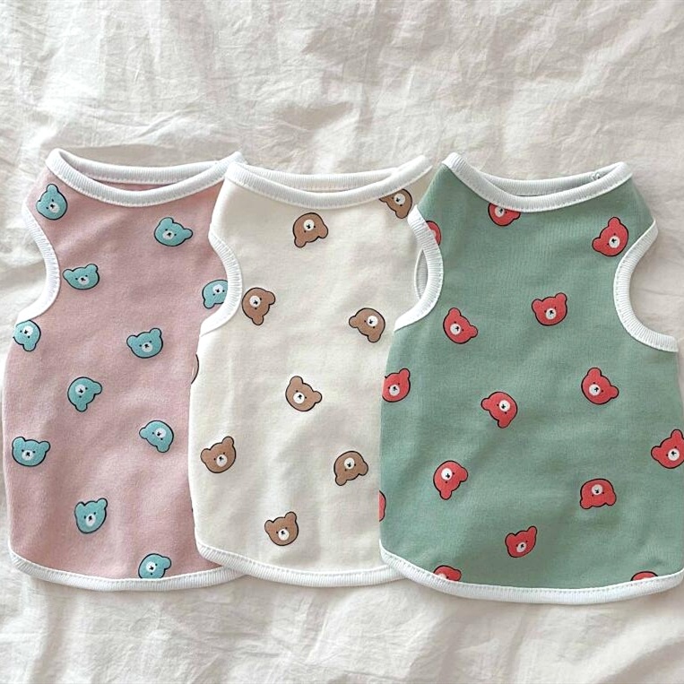 💥พร้อมส่ง💥B43 เสื้อแนสั้นลายหมี