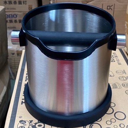 ที่เคาะกากกาแฟ ถังเคาะกากกาแฟ knock box สแตนเลสสตีล Coffee Bucket Knock Box