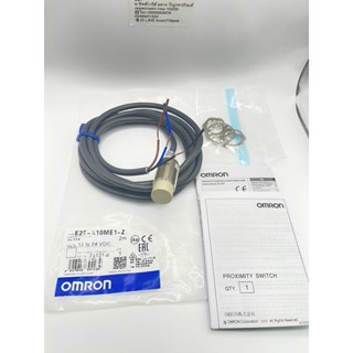 E2E-X10ME1 OMRON sensor เซ็นเซอร์จับโลหะ ขนาด18M  ระยะจับ 10 มิล 12-24V NPN-NO 3สาย สินค้าพร้อมส่ง