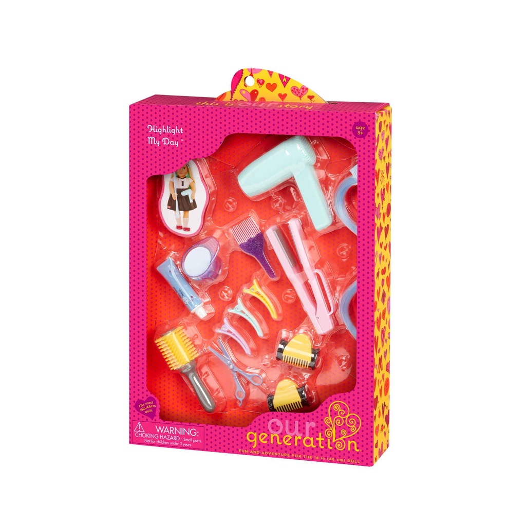 Our Generation HAIR SALON ACCESSORY SET BD35154Z