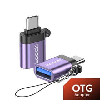 Toocki อะแดปเตอร์แปลง OTG USB 3.0 Type C ตัวผู้ เป็น USB ตัวเมีย Micro เป็น Type C สําหรับ Samsung Xiaomi Type C OTG