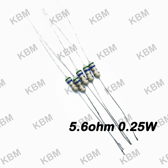 Resistor ตัวต้านทาน 5.6ohm 0.25W 0.5W 1W 2W  3W 5W 10W 20W