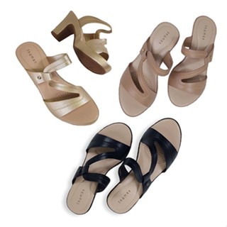 Thames รองเท้าส้นสูง รองเท้าส้นหนา Shoes-TH41004