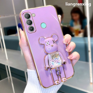 เคส Tecno POP 5 LTE Tecno POP 5 Pro เคสซิลิโคนนิ่ม ชุบไฟฟ้า กันกระแทก สําหรับ Tecno POP 5 LTE Tecno POP 5 Pro DDTGZJ01 น่ารัก ลายการ์ตูน กันกระแทก