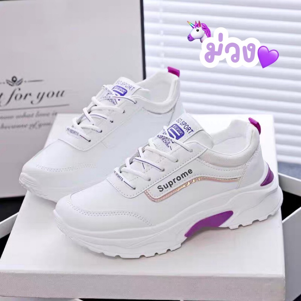 Katoshop💥พร้อมส่ง🇹🇭 𝐵𝓁𝒾𝓃𝓀 รองเท้าผ้าใบผู้หญิง โฮโลแกรม เล่นแสงวิ้งๆ สไตล์เกาหลี สวยมาก size36-41 แนะนำเผื่อ+1ไซส์