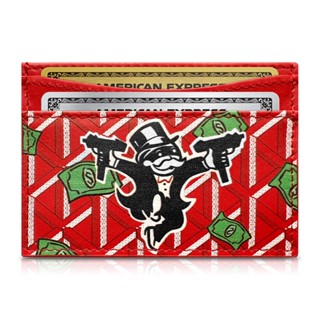 Original Holifend Unite Storm Alec Monopoly Genuine Leather Card Holder Credit ID Cardholder Small Purse Men Giftl